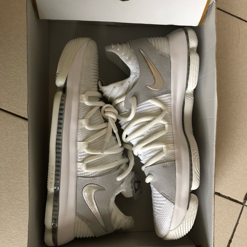 Nike KDX 全掌氣墊 白色 KD10 Kevin Durant 籃球鞋 us10