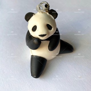 日本 熊貓 轉蛋 扭蛋 上野 動物園 panda 吊飾 坐款 辦公室 療癒小物 舒壓 公仔 軟Q 玩偶 新品