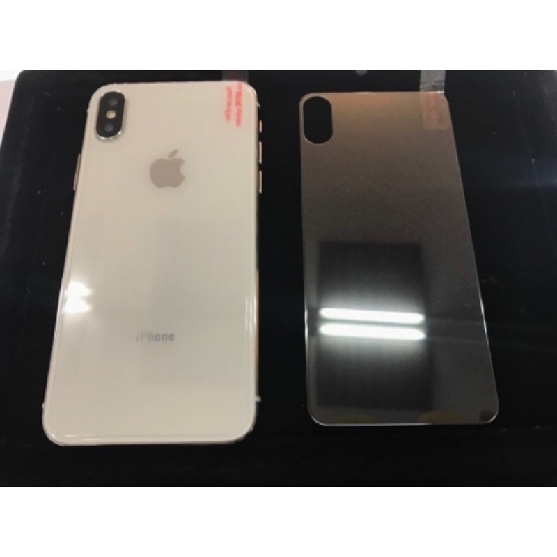 「現貨」iPhone X i8 i8plus 7 7plus 背貼 背膜 鋼化玻璃 保護貼 玻璃貼 透明 iPhone