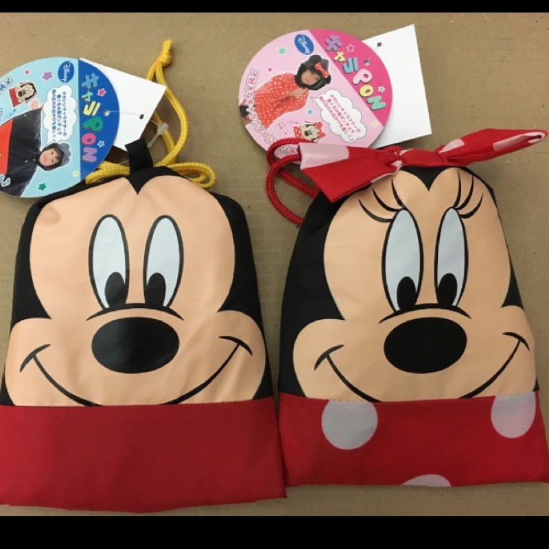 日本 Akachan 阿卡將 Disney 迪士尼 造型 兒童雨衣 斗篷 米奇 米妮