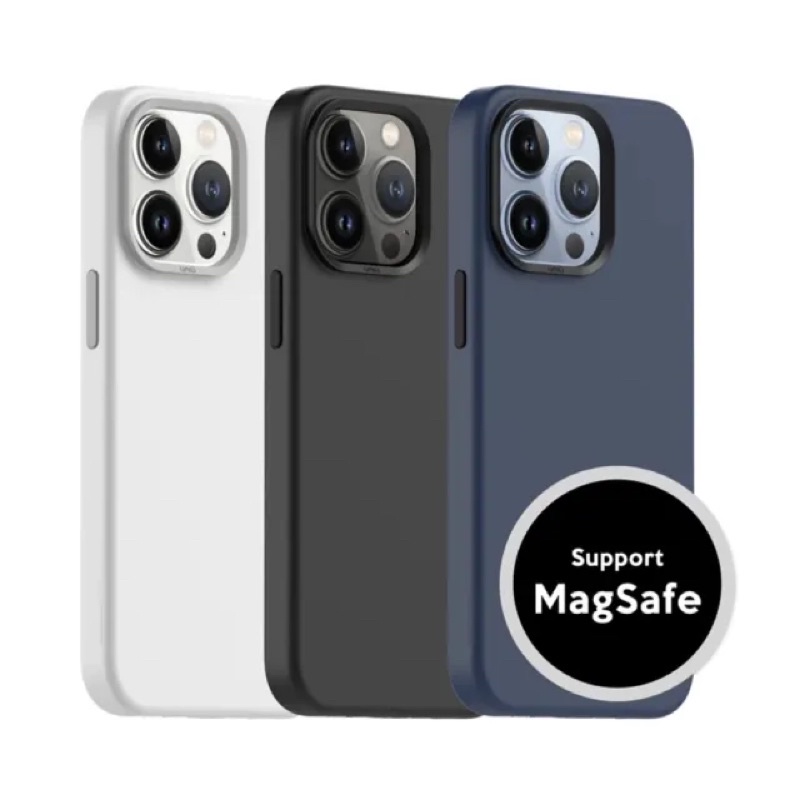 100% 全新 UNIU NEAT MAX iPhone 13 pro 黑色 液態矽膠 MagSafe 磁吸式