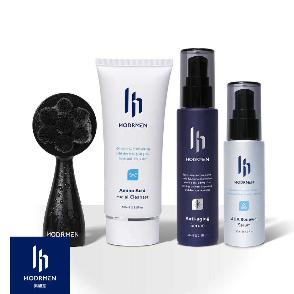 HODRMEN男研堂【毛孔刺粉煥膚組】粉刺與毛孔問題首選 草莓肌晉升水煮蛋肌