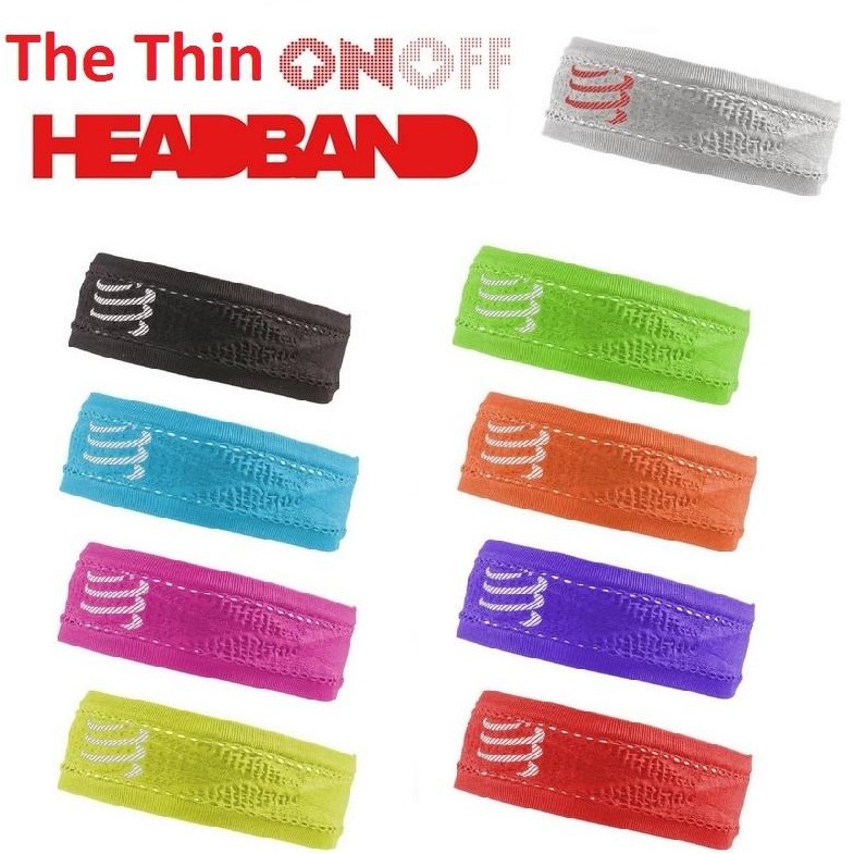 瑞士 Compressport ON/OFF Thin Headband 運動吸汗頭巾 頭帶 (細版)