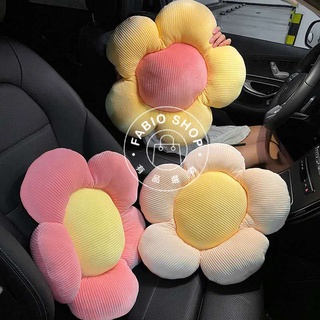 汽車週邊-汽車靠背 抱枕腰靠護腰墊 花朵座椅腰部支撐靠墊