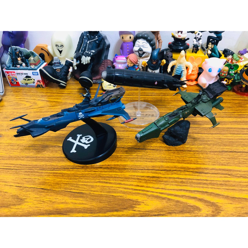 海洋堂megahouse 銀河鐵道999 宇宙海賊9体 蝦皮購物