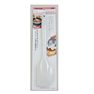 [樸樂烘焙材料]日本CakeLand 一體成形耐熱刮刀 奶油清潔鏟 NO1610 刮刀 一體成型 耐熱矽膠刮刀
