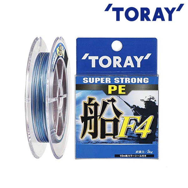 TORAY SUPER STRONG PE 船 F4  五色pe線 150米