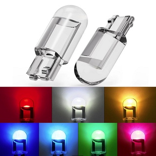 全新 T10 W5W 168 2825 COB LED 汽車楔形停車燈側門燈泡儀表燈自動牌照 12/24V