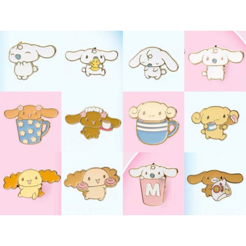 【胖麻糬】大耳狗好朋友 胸針 明創優品 MINISO