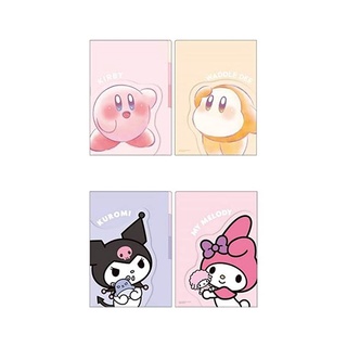 【CHL】CUTE MODEL x SANRIO A4透明檔案夾 A4透明資料夾 A4透明文件袋 酷洛米美樂蒂 星之卡比