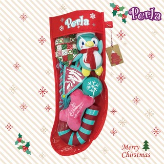 現貨 Perlapets 寵物聖誕襪禮品組 寵物玩具 聖誕禮包 耶誕禮物 耶誕領巾 狗玩具 拐杖糖玩具 企鵝娃娃 玩具球