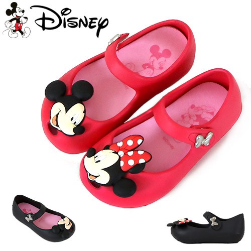 女童 迪士尼 Disney 米奇米妮 台灣製造120203輕量防水果凍鞋 休閒娃娃鞋 包鞋 涼鞋 洞洞鞋 雨鞋 BNM