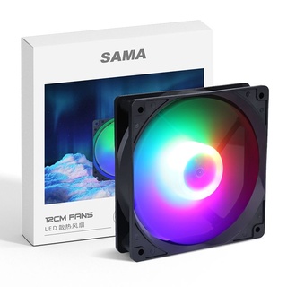*臺灣現貨* 全新 SAMA 電腦機殼 12CM 散熱 風扇 大4pin 12公分 附贈風扇螺絲