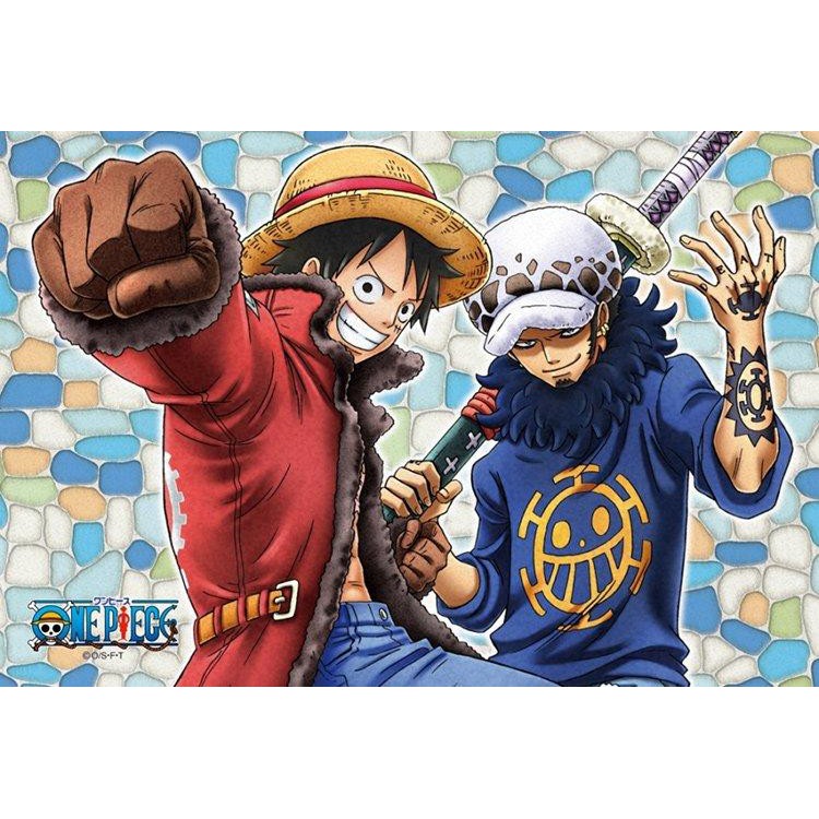 126-AC06 迷你透明塑膠26片日本拼圖 One piece 海賊王 航海王 魯夫 羅