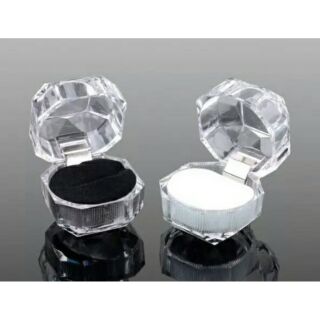 壓克力塑膠透明戒指耳環飾品盒
