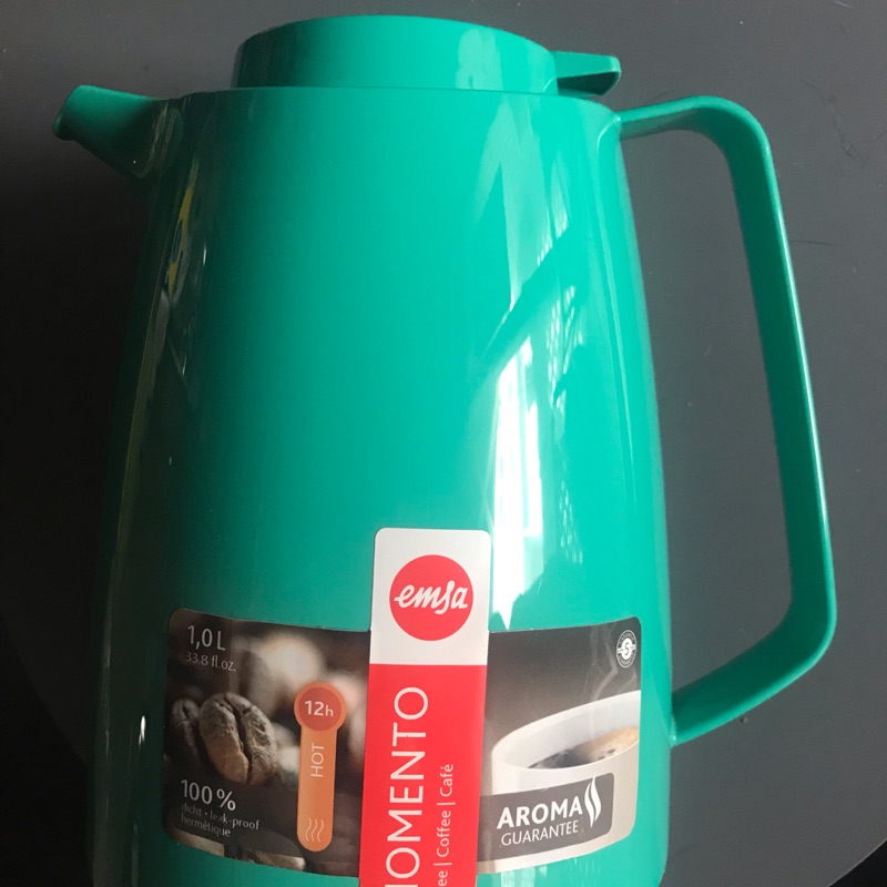 Emsa momento coffee 咖啡壺 熱水壺 熱水瓶 保溫壺 蘋果綠 全新