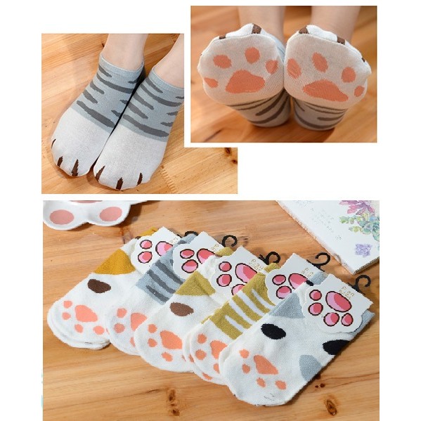 快樂羊 貓爪船襪 貓爪襪 貓掌襪 貓咪襪 貓造型襪 貓爪襪子 貓爪襪子 貓肉球襪 貓短襪 船襪 隱形襪 貓咪襪 蝦皮購物