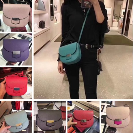 正品二手celine Trotteur 小牛皮手袋斜背包 蝦皮購物