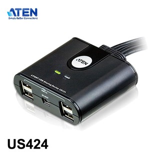 【3CTOWN】含稅附發票 ATEN 宏正 US424 USB 2.0 4埠USB切換器 USB週邊分享裝置