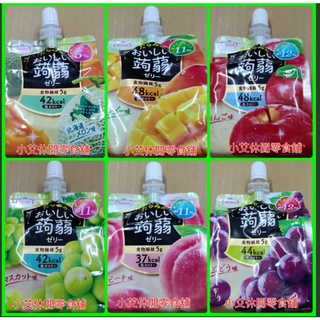 達樂美蒟蒻果凍 水蜜桃、蘋果、紫葡萄、白葡萄、柑橘、哈密瓜、芒果 吸果凍 日本進口食品 休閒零食 現貨【小艾休閒零食舖】