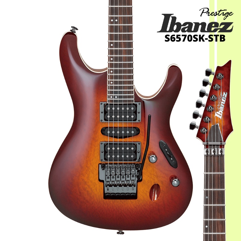 Ibanez Prestige S6570SK-STB 日廠電吉他 免運 公司貨【LIKE MUSIC】S 薄琴身
