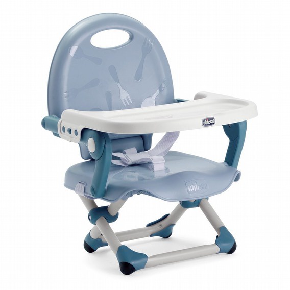 【chicco】Pocket攜帶式輕巧餐椅座墊-空氣藍