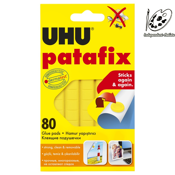 德國 UHU 萬用貼土 PATAFIX YELLOW  60g / 黃