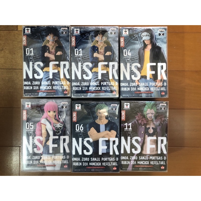 海賊王日版金證 Dxf Nsfr 牛仔褲jeans Freak Vol 5 培羅娜幽靈公主 魯夫 索隆 食人鬼 蝦皮購物