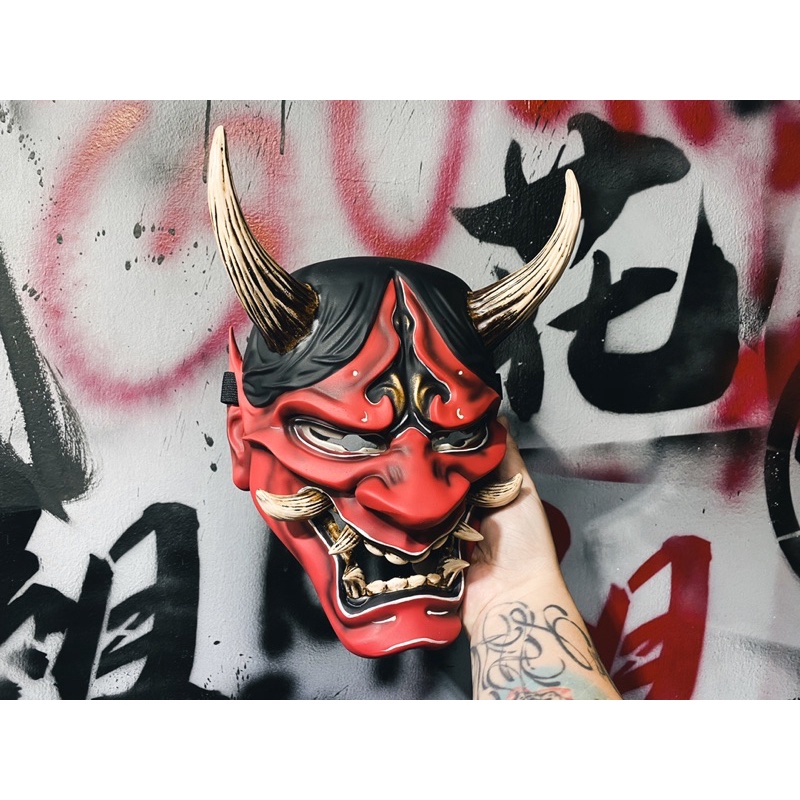 午夜花豹 Mnld 般若面具死神夜叉樹脂日本傳統刺青擺設擺件cosplay 台中逢甲實體店面 蝦皮購物