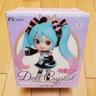 【日本正版】TAITO 初音未來 MIKU Doll Crystal Q版 寬盒/公仔約14cm 全新/現貨