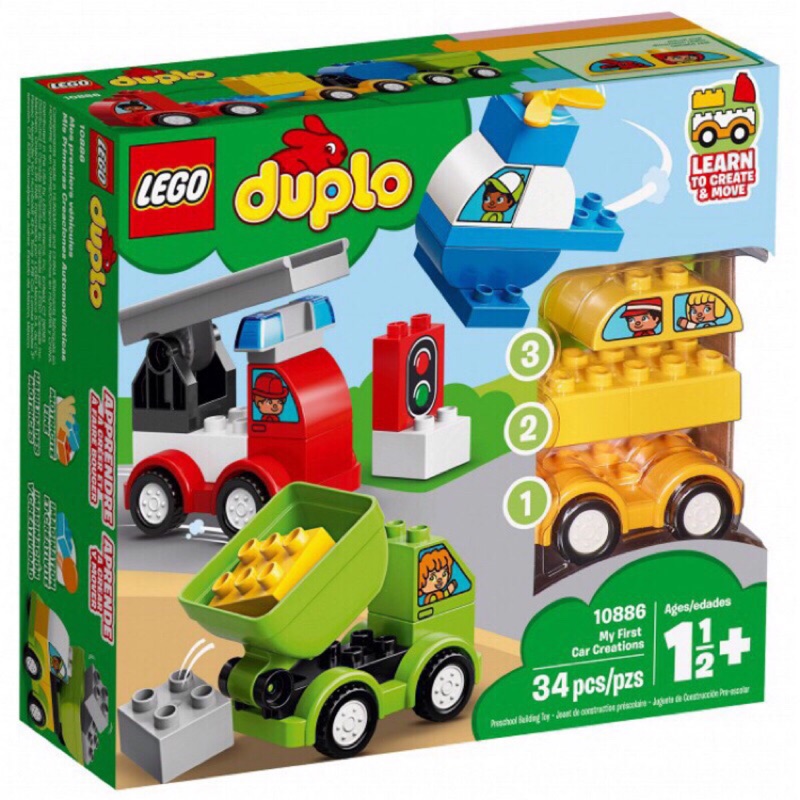 LEGO - 10886 Duplo 我的第一套創意汽車組合