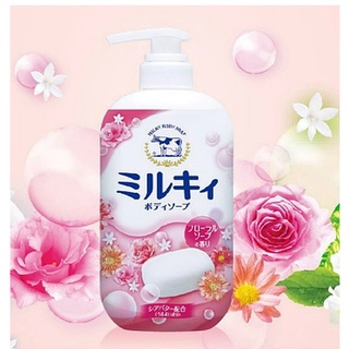 牛乳石鹼 牛奶沐浴乳玫瑰香 550ml 玫瑰沐浴乳 日本製