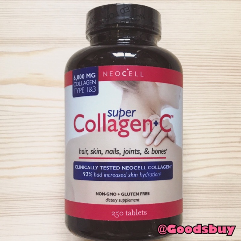 Neocell Collagen+C 膠原蛋白錠+C 250顆