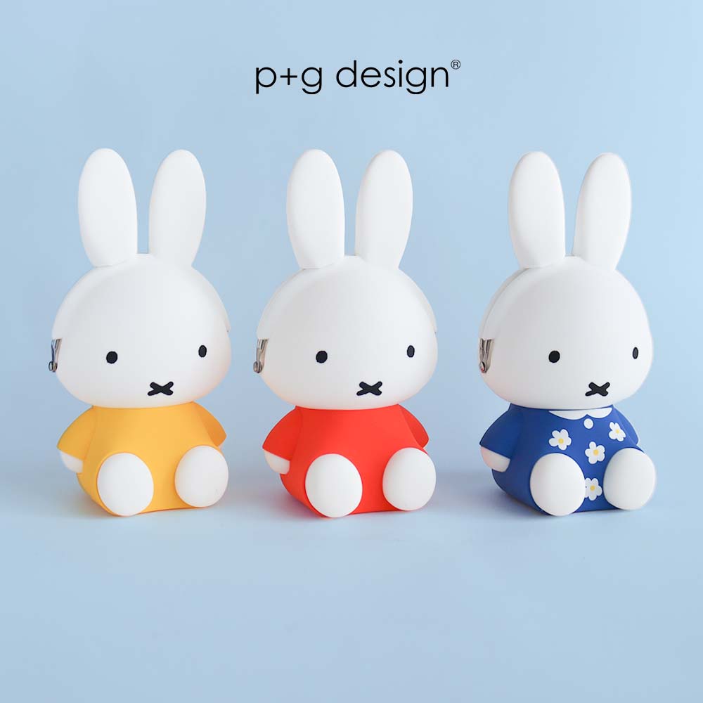 【p+g design】3D POCHI miffy 米飛兔 立體矽膠口金包/收納包/零錢包/隨身包/立體公仔 米菲兔