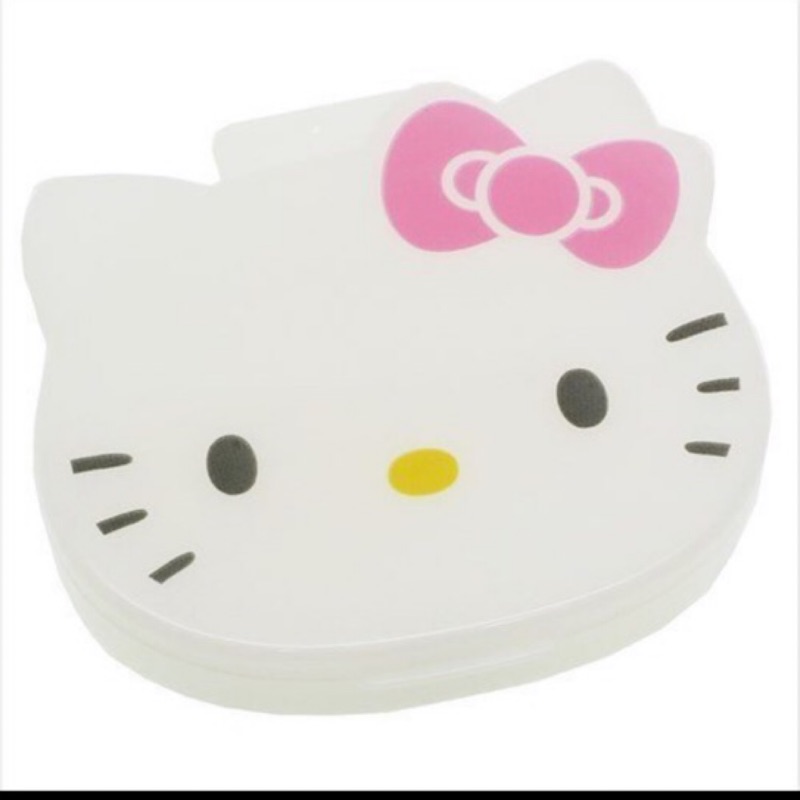 日本進口 三麗鷗 Hello Kitty 造型隨身置物收納盒 4分隔小物 收納盒整理盒