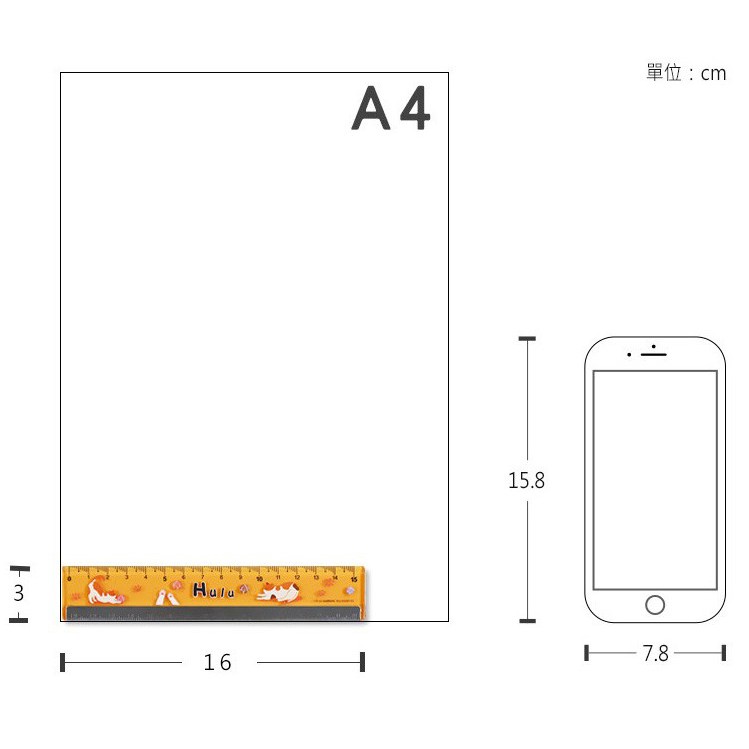 15cm 壓克力鐵邊尺.包鐵尺.切割尺.測量尺.直尺 RU-10067