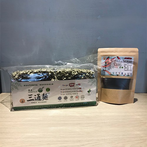 JENPIN饌 米歐拌麵組 辣木三通麵(8入/袋)椒麻醬汁(8入/袋)