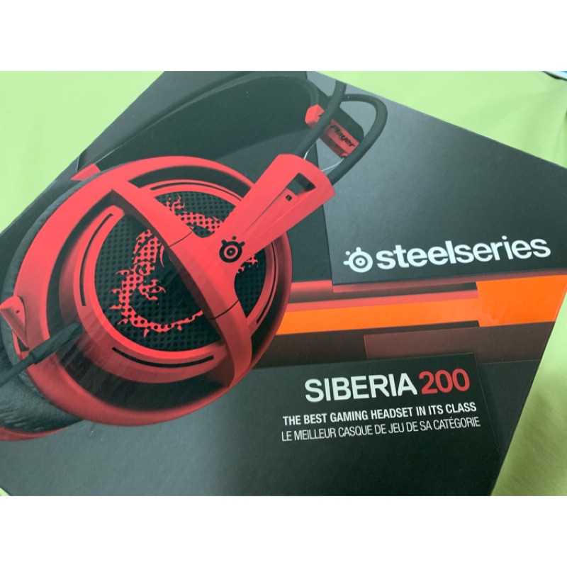 Steelseries賽睿 西伯利亞Siberia 200 電競耳麥 紅色
