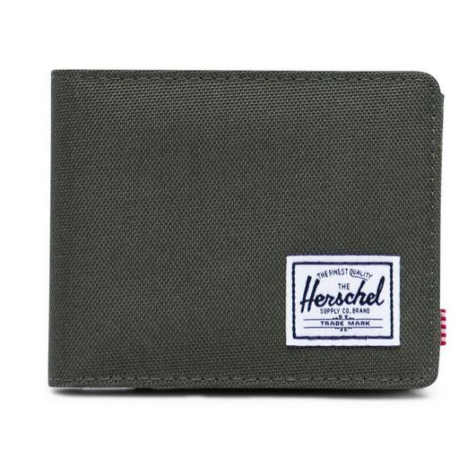 HERSCHEL 10403-03010 ROY WALLET+COIN 帆布零錢袋 短夾 (橄欖綠) 化學原宿