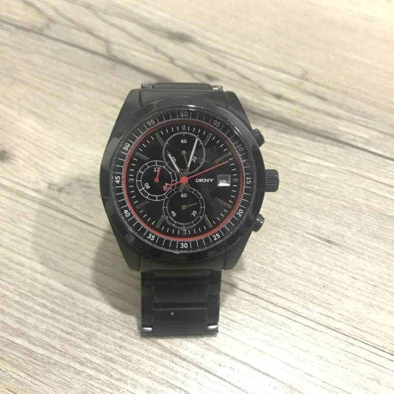 DKNY 腕錶/手錶/鏈錶帶/運動手錶/三眼手錶