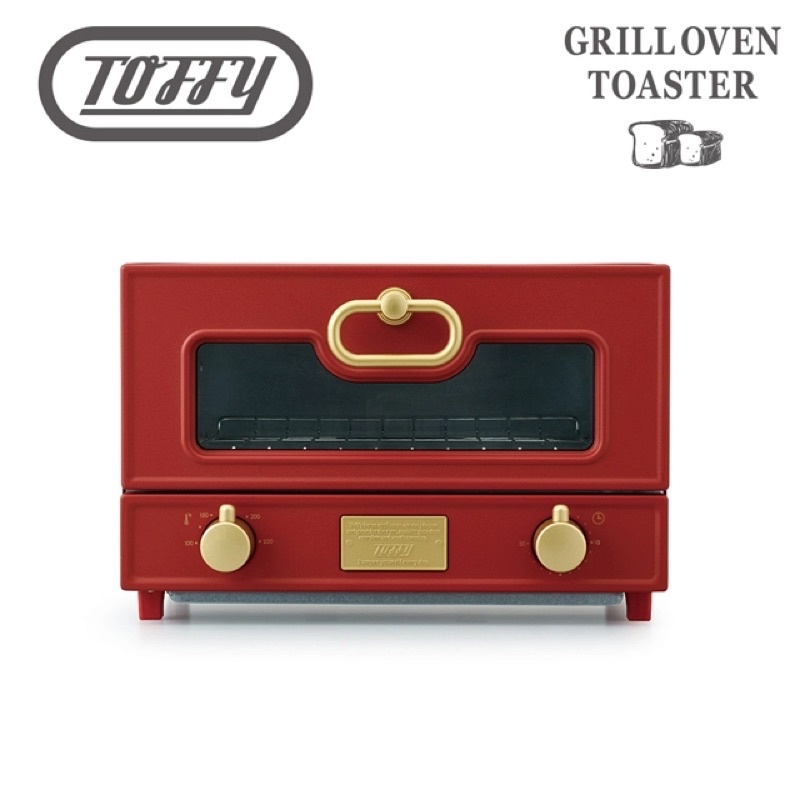 日本Toffy Oven Toaster 電烤箱-復古紅