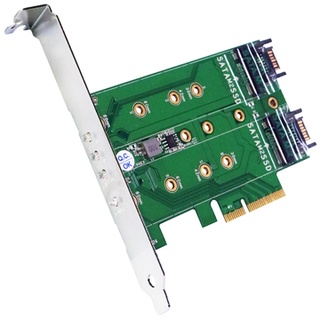 全新"附發票 公司貨" 伽利略 PCI-E 4X M.2(NVMe)1埠+(NGFF)2埠 SSD 轉接卡M2PE1S2