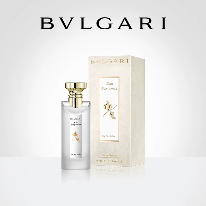 正品代購 Bvlgari寶格麗 白茶  Eau Parfumee au The Blanc 75ml 附購證/專櫃紙袋