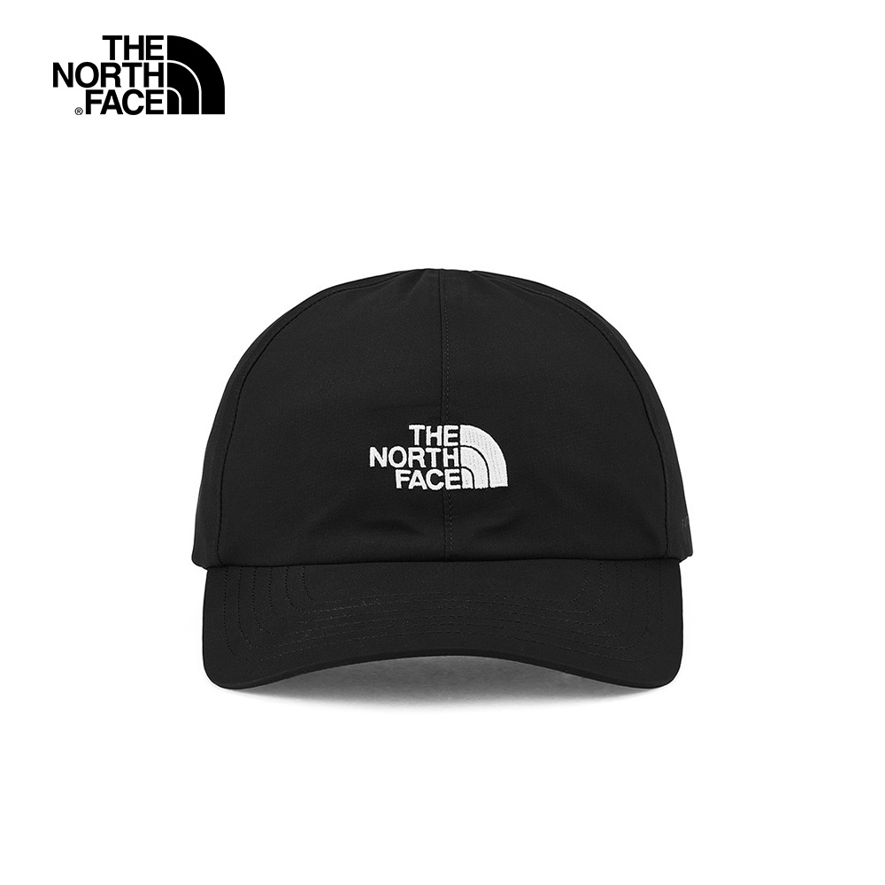The North Face北面男女款黑色防水透氣棒球帽｜3SHGJK3
