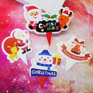 巧育 聖誕節插卡新款 聖誕節棒棒糖造型紙卡(1張) 棒棒糖裝飾紙卡 耶誕卡片 DIY糖果裝飾小卡 棒棒糖插卡 禮物盒留言