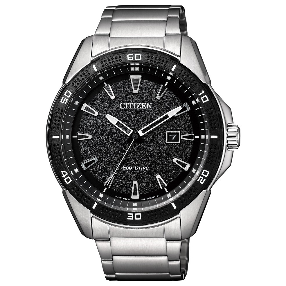 CITIZEN 星辰錶 時尚潮流光動能不鏽鋼錶帶腕錶(AW1588-57E)45mm