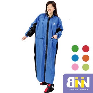 【JUMP 將門】勁馳SPEED 口袋內裡 雙重防水風雨衣 臺灣製造防水布料 藍黑 I BNN
