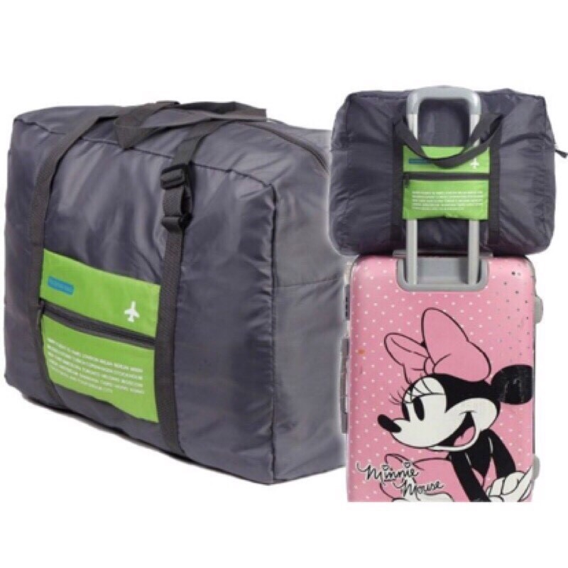 現貨 防水折疊拉桿旅行袋 防水 折疊 收納 旅行包 行李 飛機包 環保袋 隨身 大容量 袋子【CH-04A-40003】