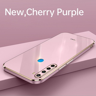 XIAOMI REDMI 豪華 6D 鍍金外殼小米紅米 Note 8 軟 TPU 外殼彩色矽膠後蓋小米紅米 Note8