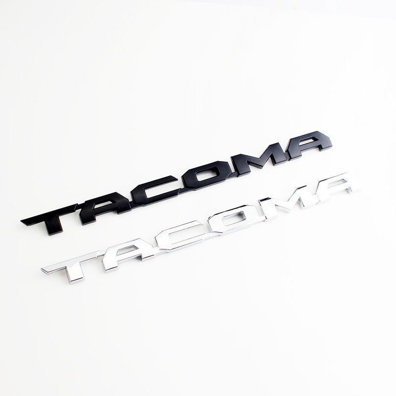 適用TOYOTA TACOMA 2018-19車貼 側標logo 英文字母標 皮卡車標